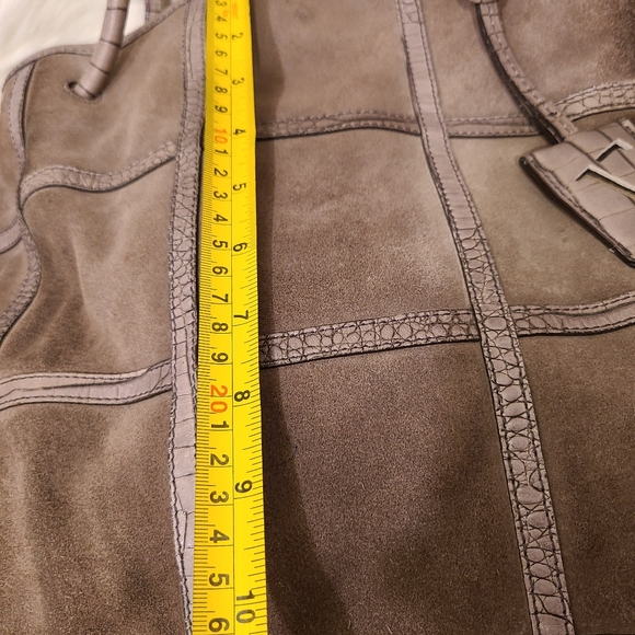 FURLA Suède and leather bag - Picture 13 of 13